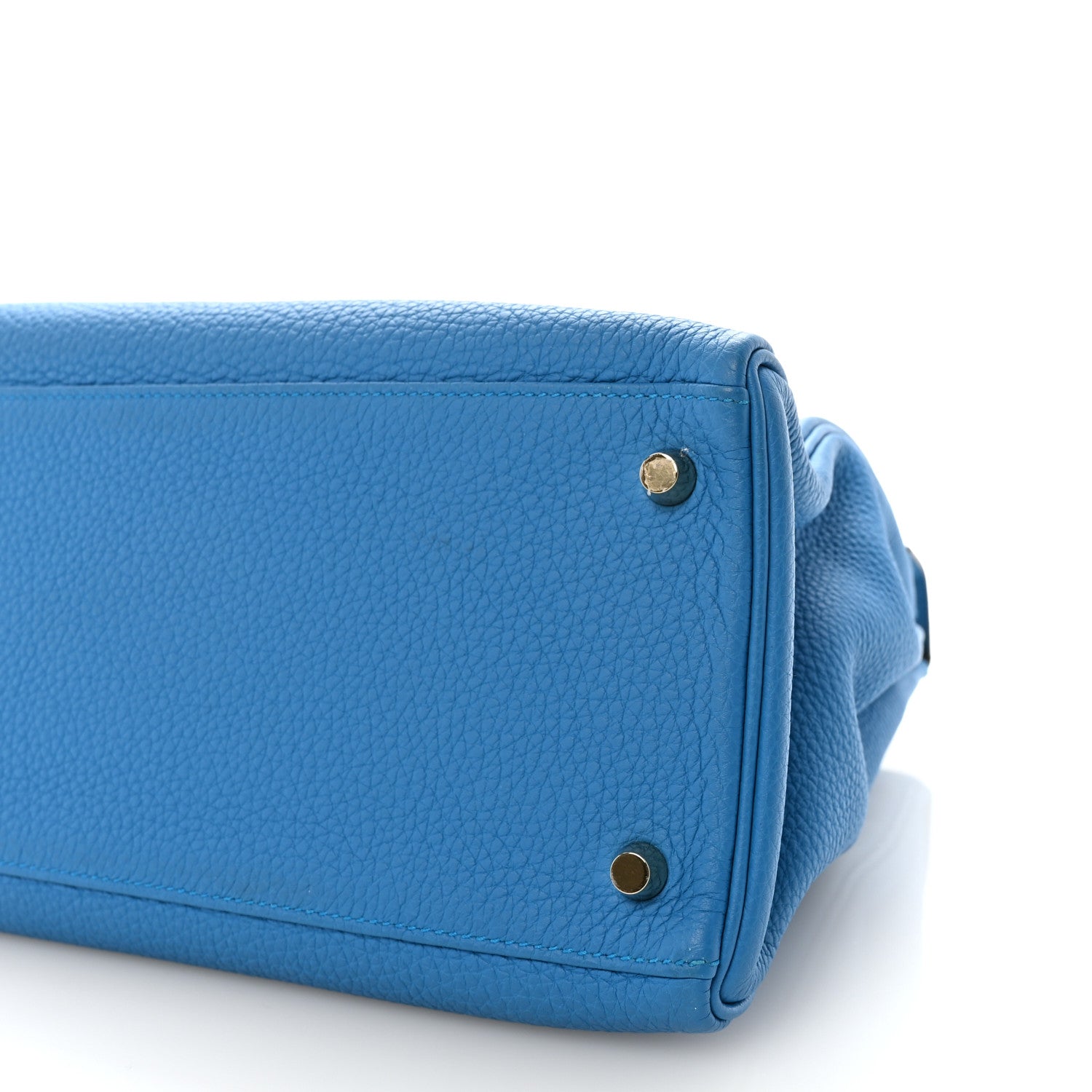 Hermes Togo Kelly Retourne 35 Bleu Zanzibar 8 of 8