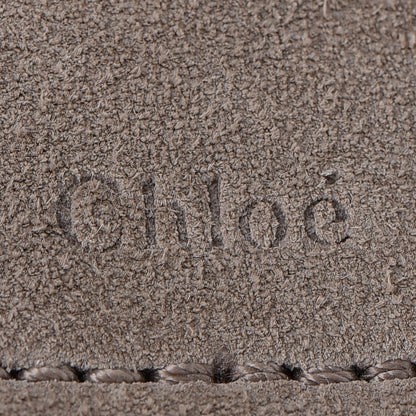 Chloe Suede Calfskin Mini Faye Backpack Motty Grey 19 of 21