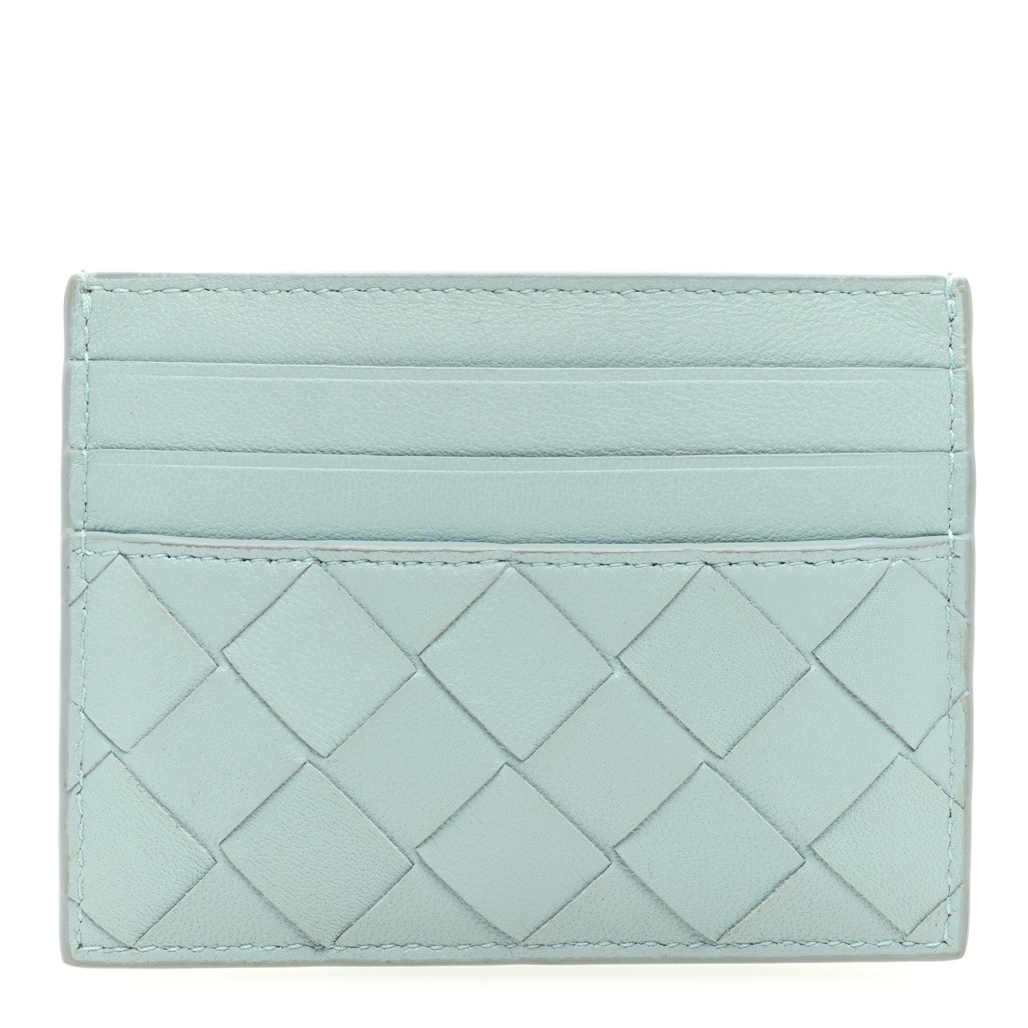 Bottega Veneta Nappa Intrecciato Card Holder Light Blue 1 of 8