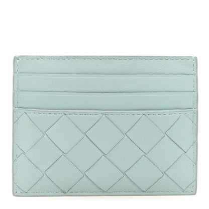 Bottega Veneta Nappa Intrecciato Card Holder Light Blue 1 of 8