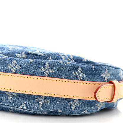 Louis Vuitton Monogram Denim Croissant MM Blue 10 of 11