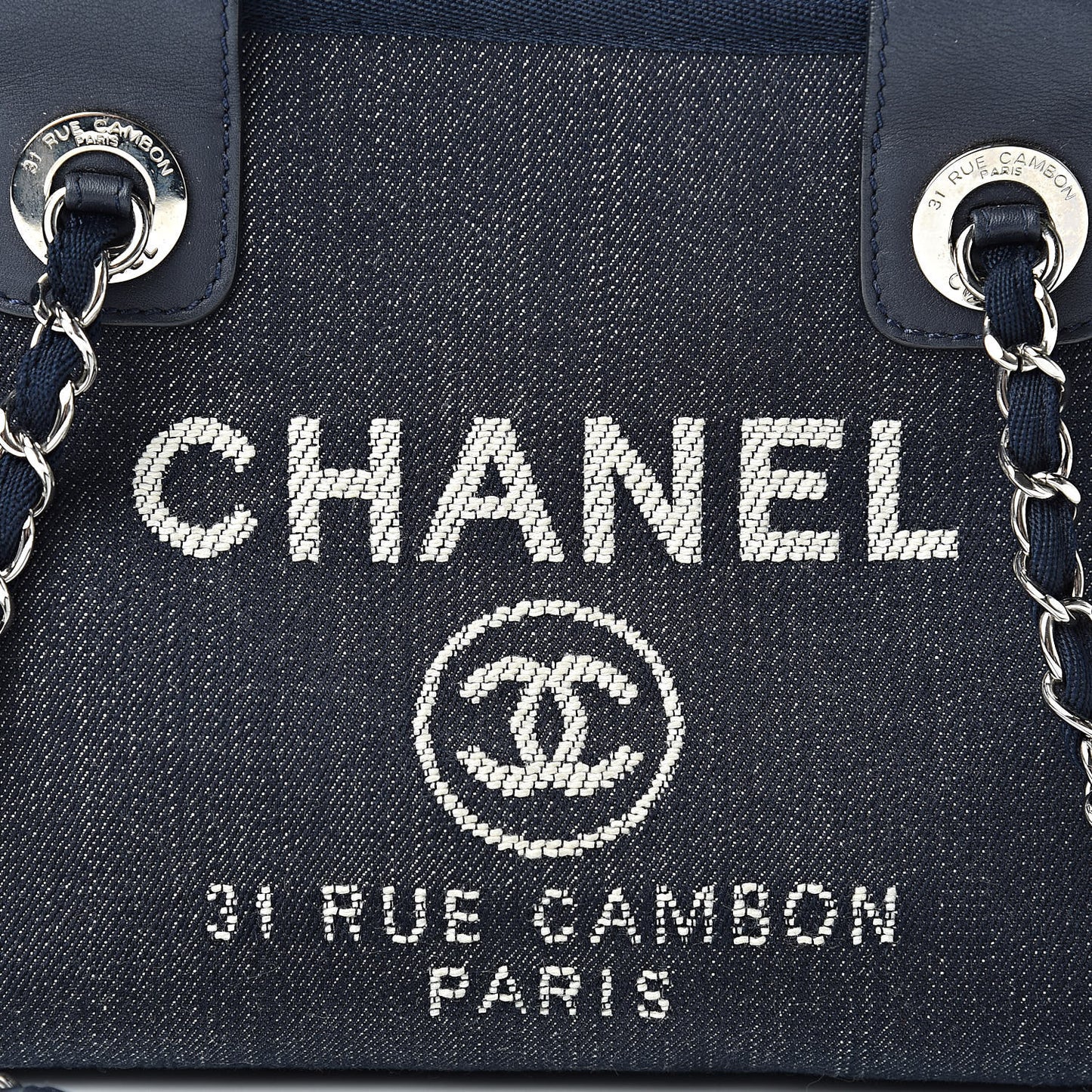 Denim Deauville Bowling Bag Dark Blue