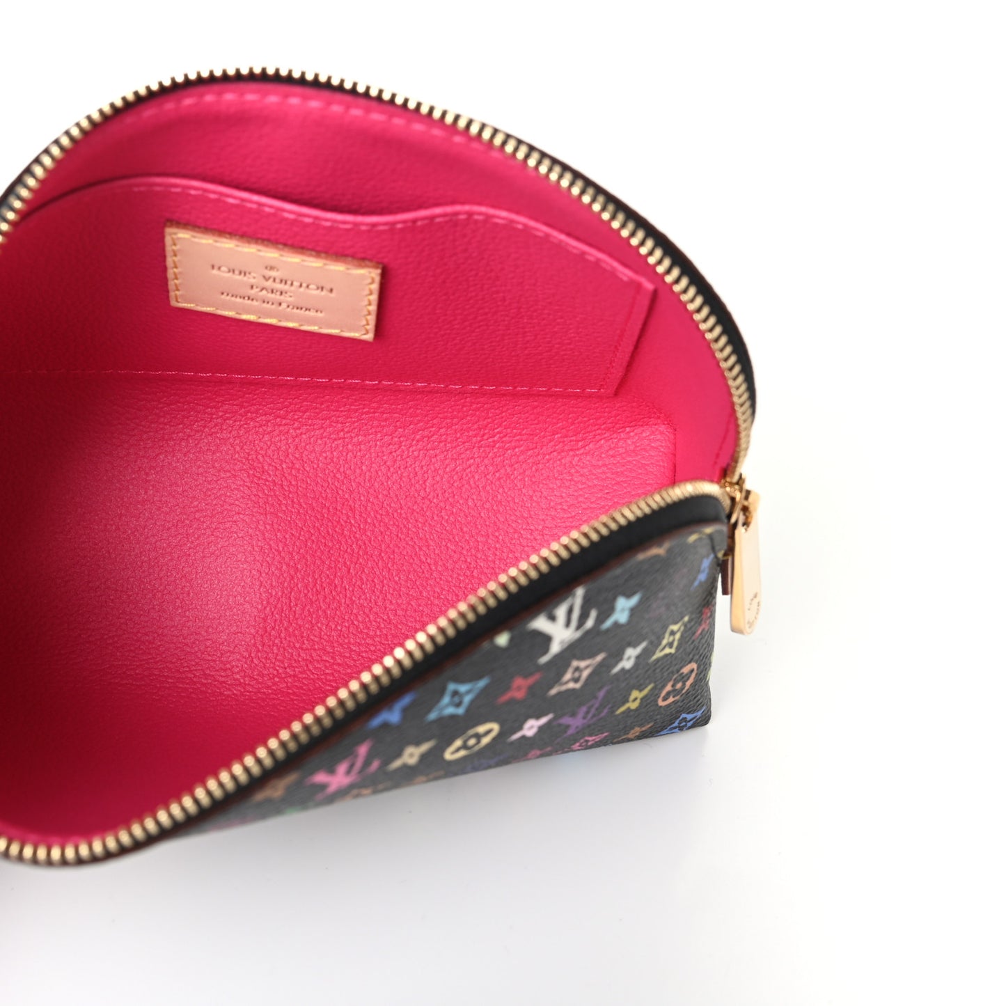 Monogram Multicolor Cosmetic Pouch Black Grenade