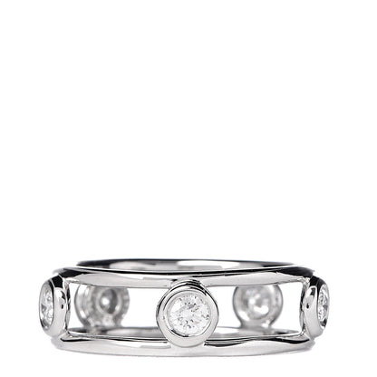 Tiffany Platinum Diamond Elsa Peretti Diamonds by the Yard Ring 48 4.5 1 of 4