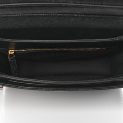 Saint Laurent Lambskin Quilted Small Becky Chain Bag Black 5 of 9