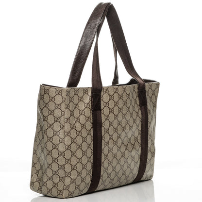 Gucci GG Plus Monogram Medium Tote Dark Brown 3 of 6
