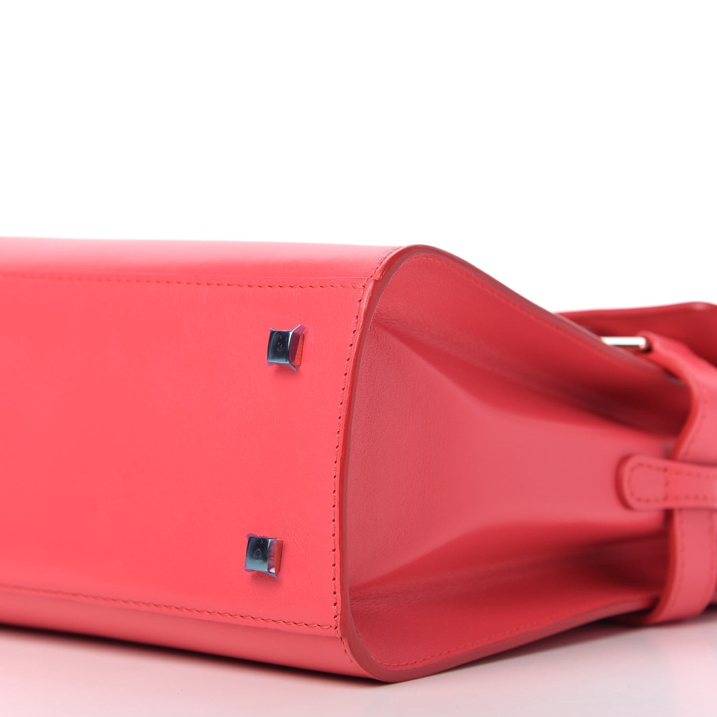 Calfskin MM Tempete Satchel Rose Candy