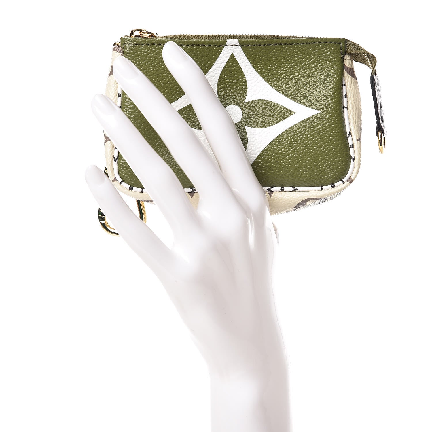 Louis Vuitton Monogram Giant Micro Pochette Accessories Kaki White 2 of 8