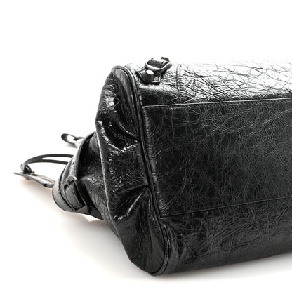 Balenciaga Agneau Arena Classic Hardware East West Le City Black 8 of 9