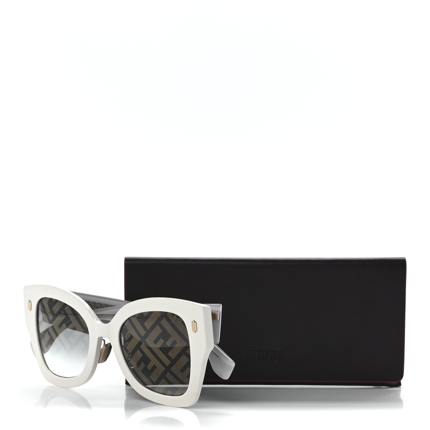 Acetate FF Sunglasses FF 0434/G/S White Gold