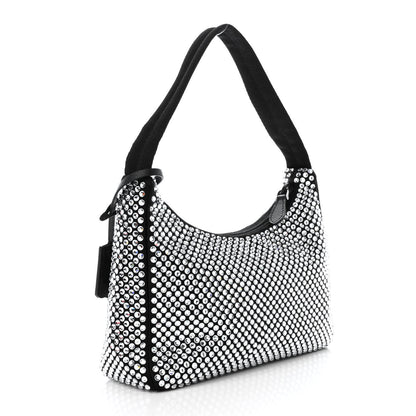 Prada Satin Crystal Mini Re-Edition 2000 Bag Cristal 3 of 10