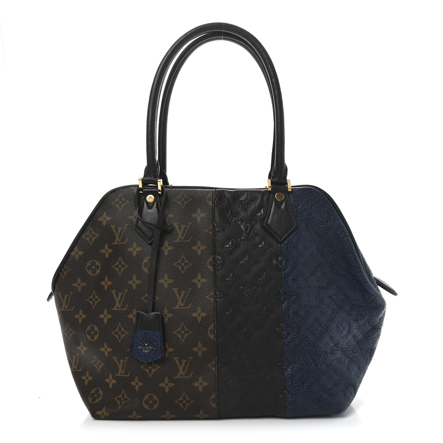 Louis Vuitton Monogram Stripes Medium Bag Marine 1 of 9