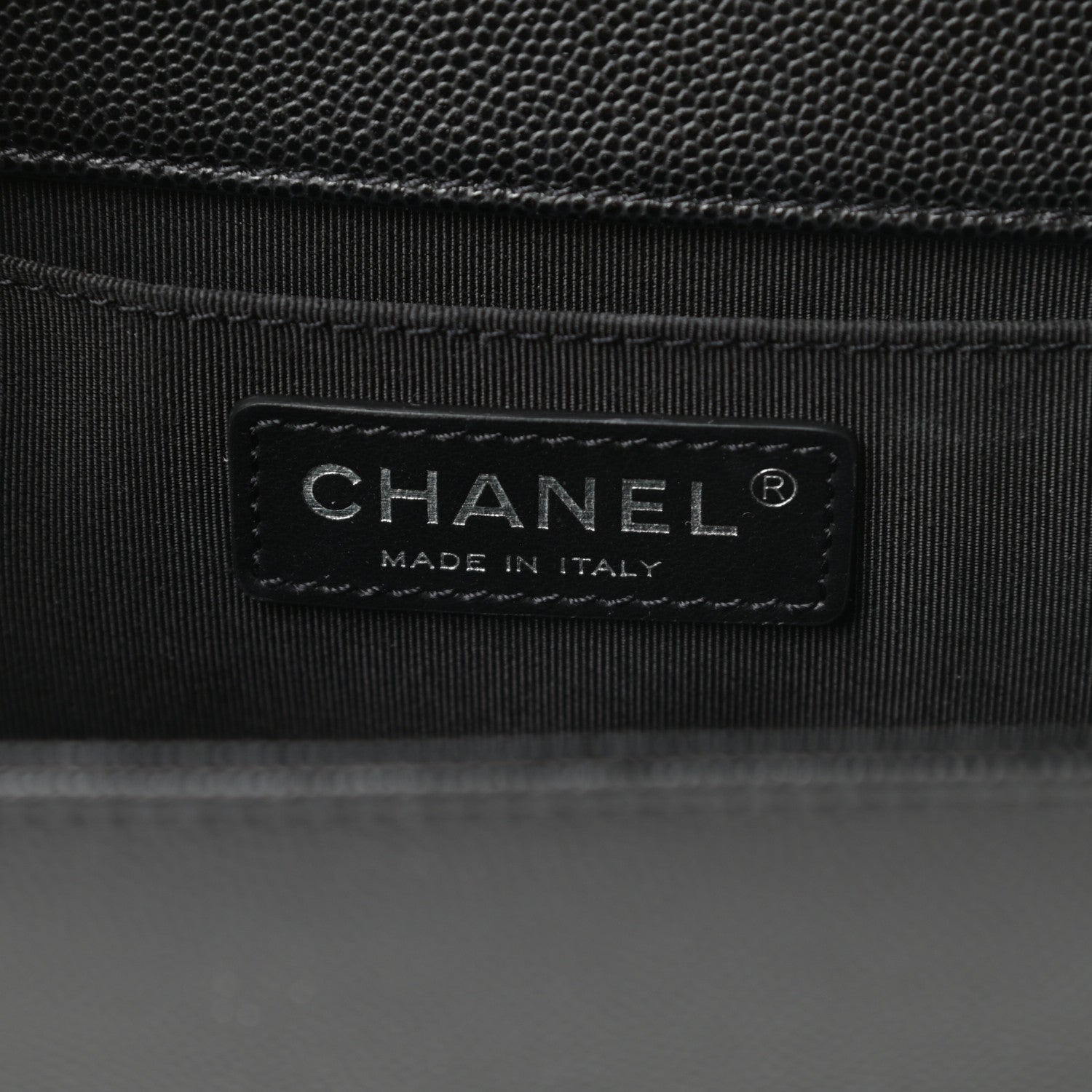 Chanel Caviar Quilted Medium Boy Flap Black 6 of 11