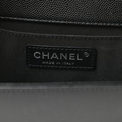 Chanel Caviar Quilted Medium Boy Flap Black 6 of 11