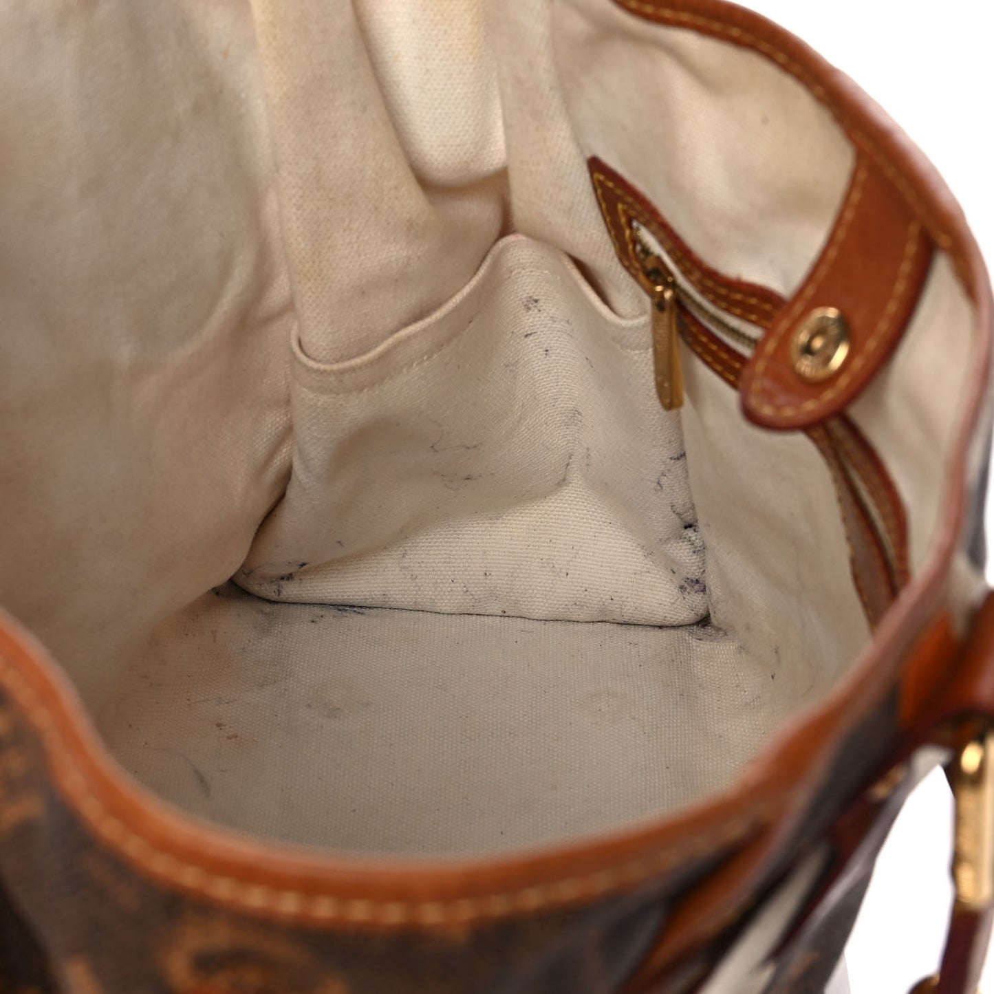 Monogram Rayures Tisse Sac PM