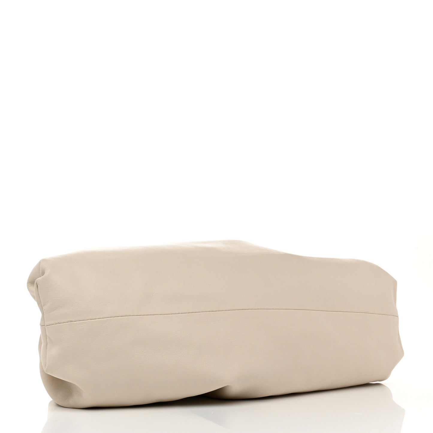 Smooth Butter Calf The Pouch Oversized Clutch Plaster