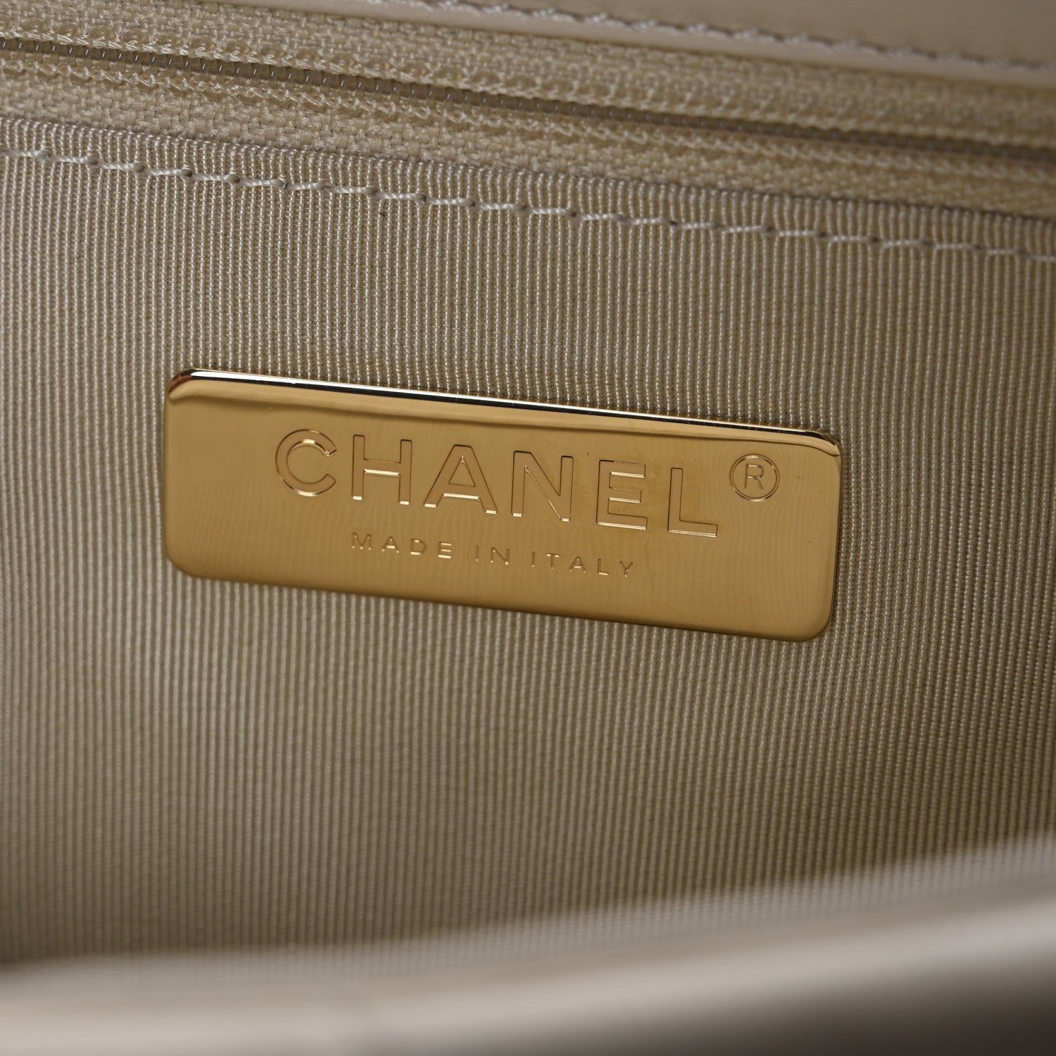 Chanel Lambskin Quilted Medium Chanel 19 Flap Beige 6 of 11