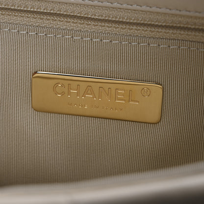 Chanel Lambskin Quilted Medium Chanel 19 Flap Beige 6 of 11