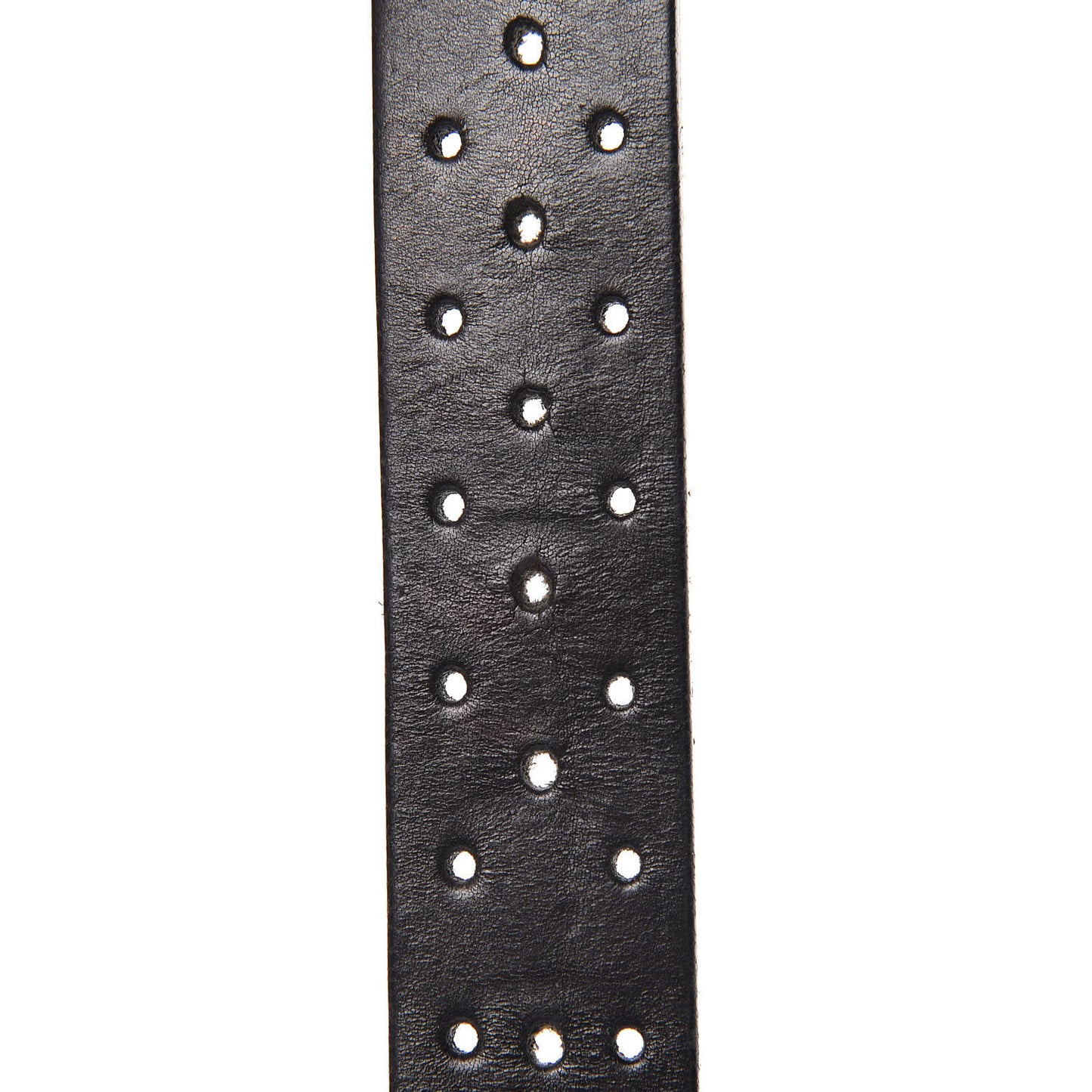 Calfskin Perforated Interlocking G Belt 75 30 Black