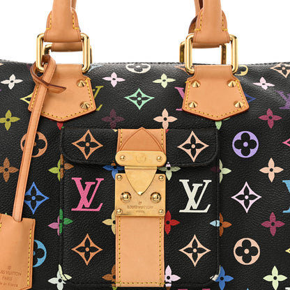 Louis Vuitton Monogram Multicolor Speedy 30 Black 7 of 10
