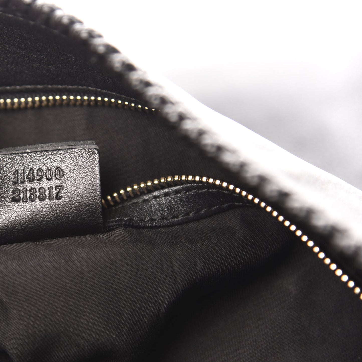 Calfskin Large Horsebit Chain Hobo Black