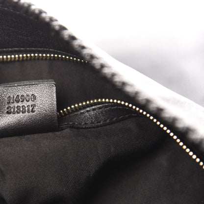 Gucci Calfskin Large Horsebit Chain Hobo Black 7 of 10