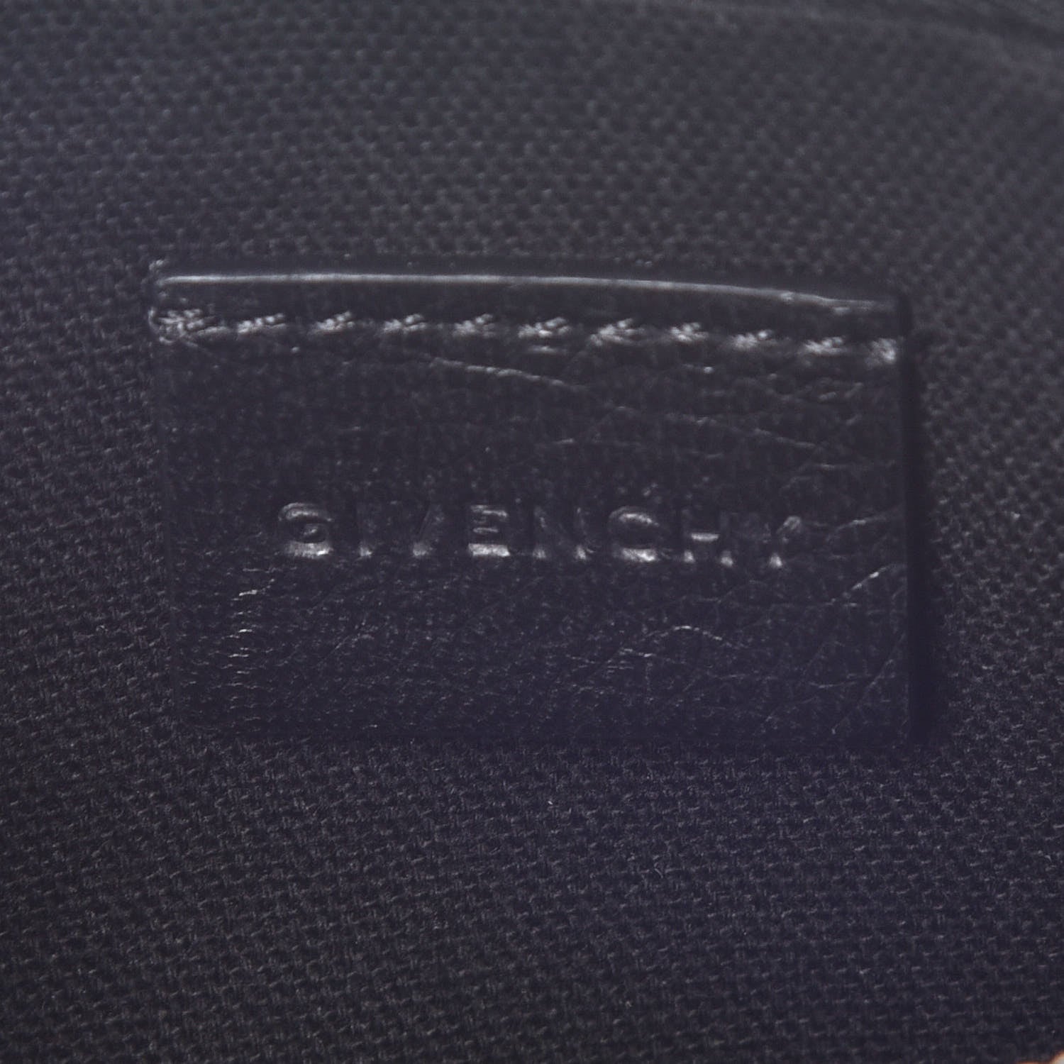 Givenchy Textured Coated Canvas Rottweiler Print Large Cosmetic Pouch Black 7 of 8