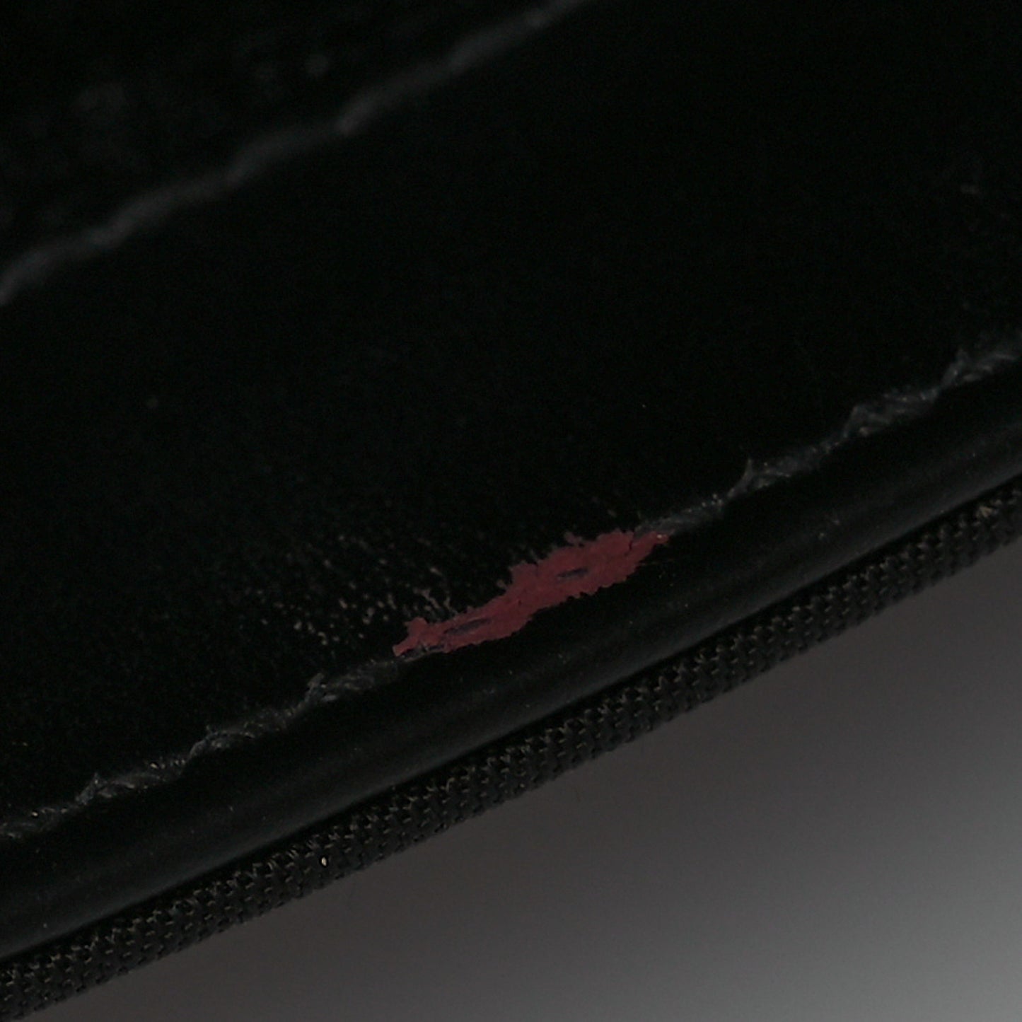 Saffiano Tessuto Nylon Chain Shoulder Bag Black