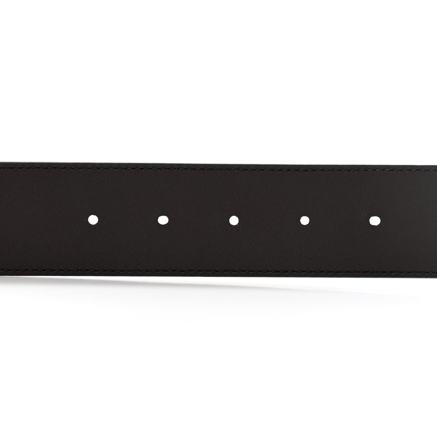 Moon Calfskin Double G 40mm Belt 95 38 Dark Cocoa