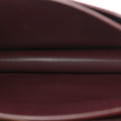 Burberry Calfskin Monogram Embossed Small TB Chain Bag Oxblood 5 of 9