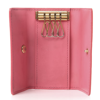 Louis Vuitton Vernis Multicles 4 Key Holder Framboise 5 of 10