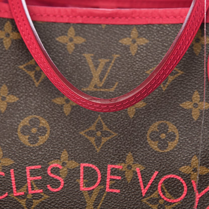 Louis Vuitton Monogram Articles de Voyage Ikat Neverfull GM Rose Indien 9 of 12