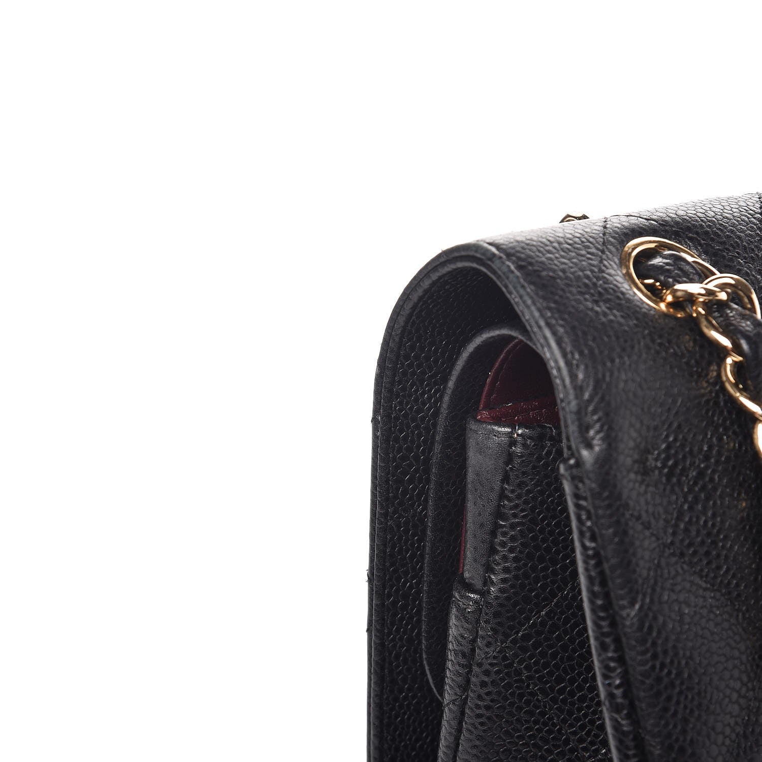 Chanel Caviar Quilted Jumbo Double Flap Black 11 of 13