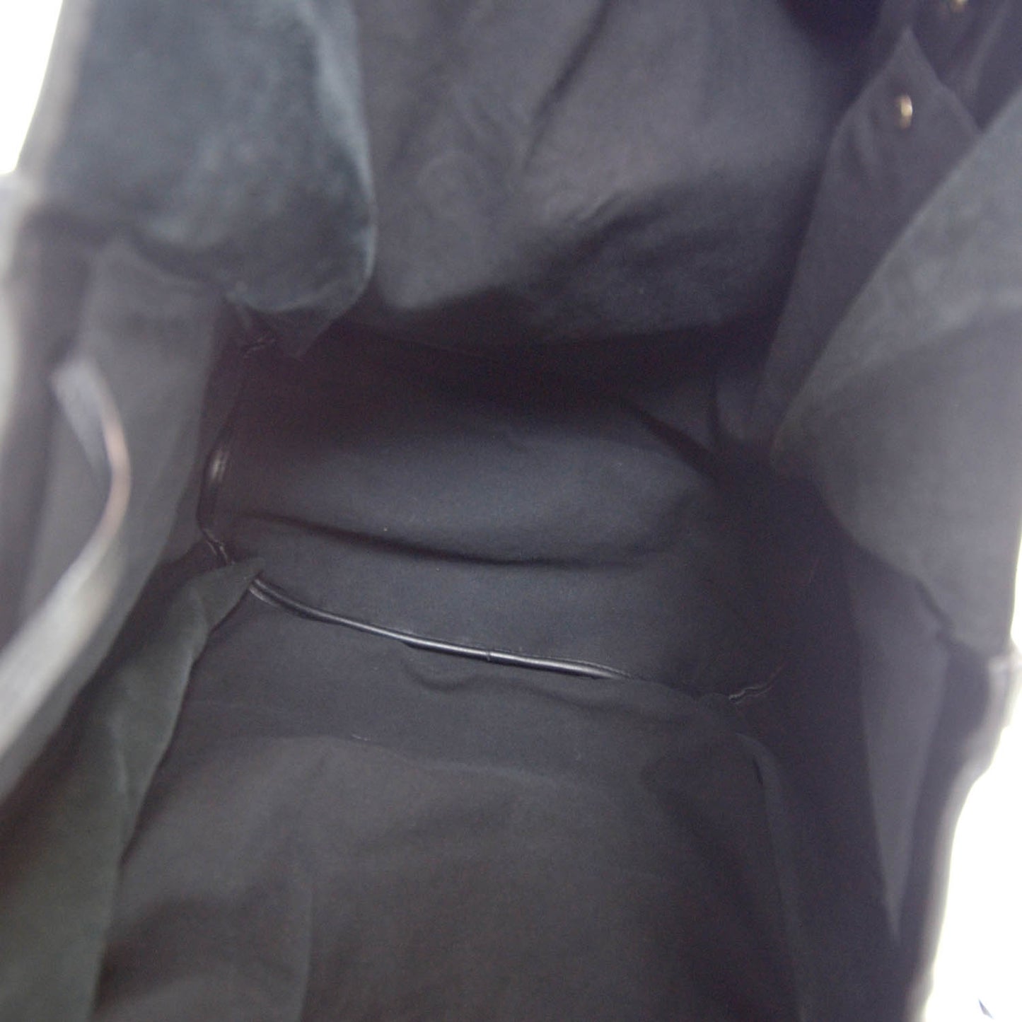 Leather Biker Tote Black