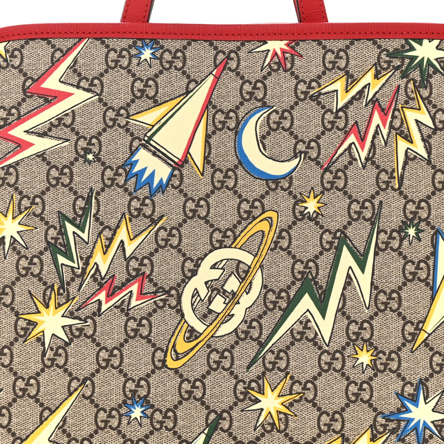 GG Supreme Monogram Space Childrens Tote