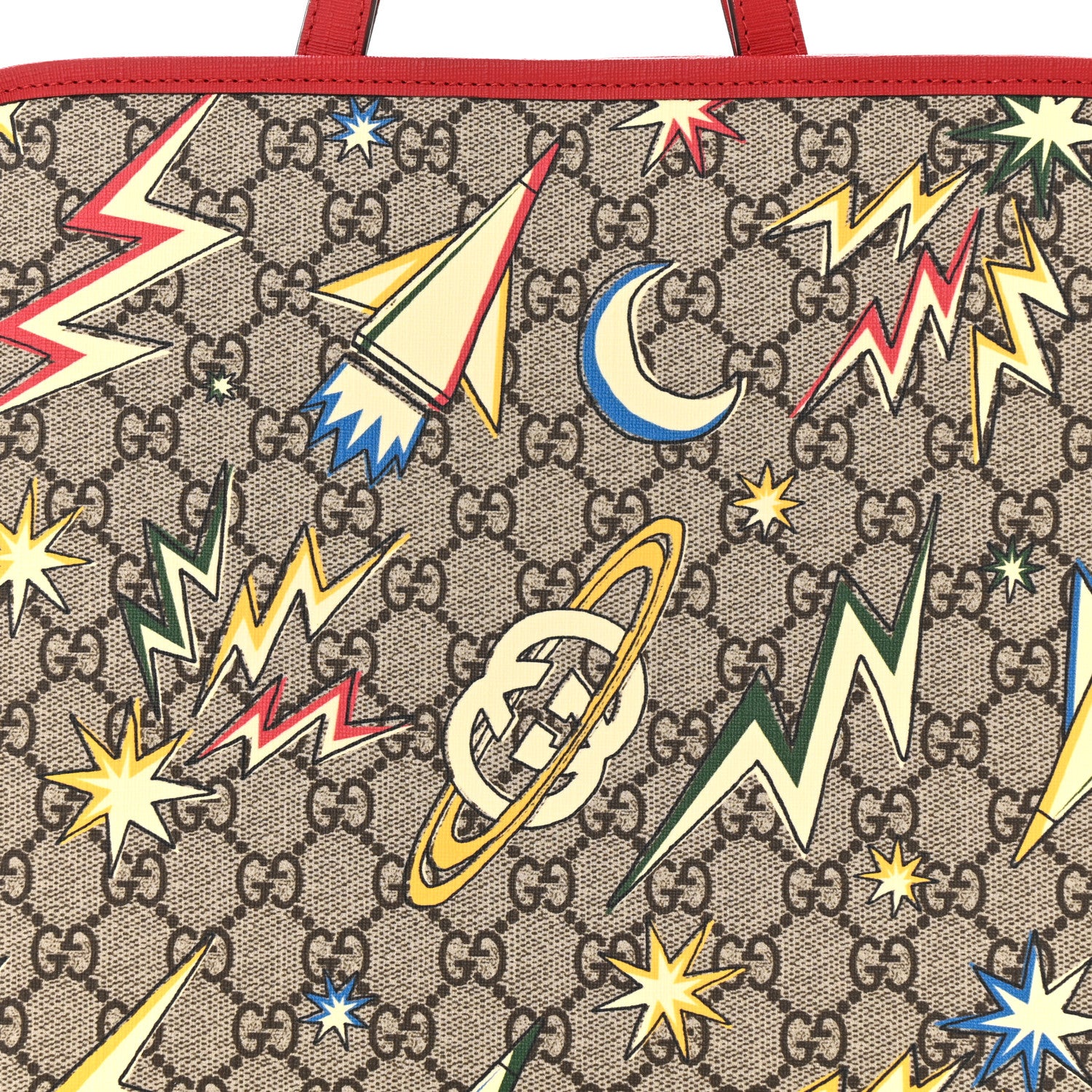 Gucci GG Supreme Monogram Space Childrens Tote 8 of 10