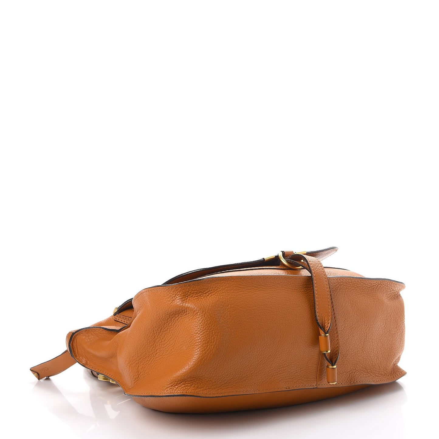 Calfskin Medium Marcie Satchel Light Tan