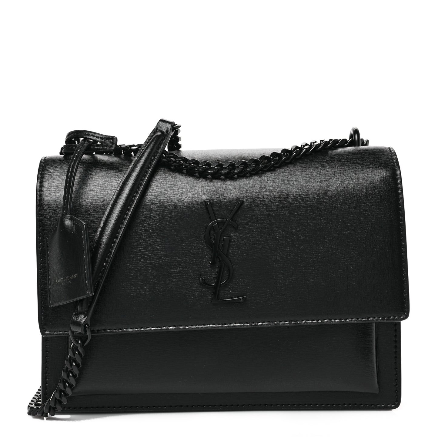 Calfskin Medium Monogram Monochrome Sunset Black