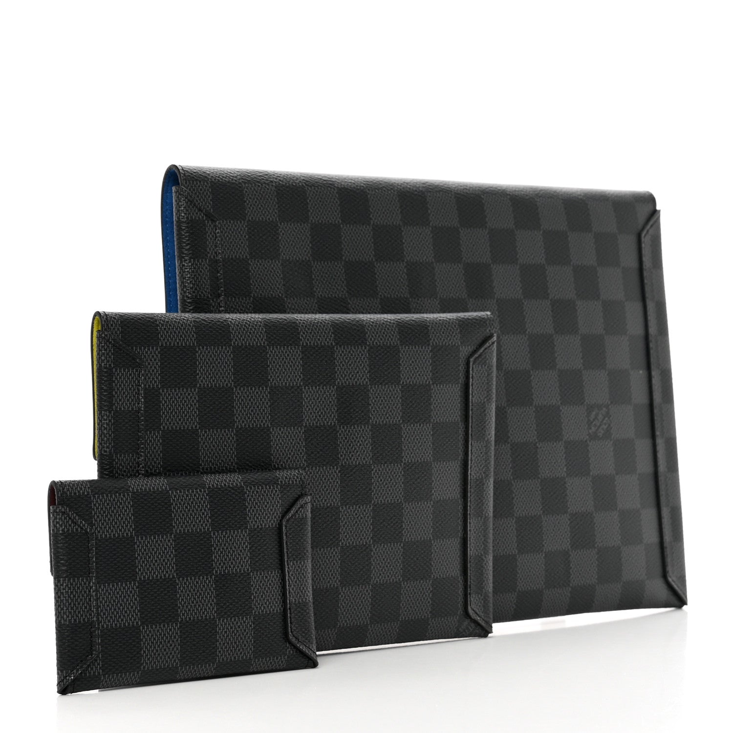 Louis Vuitton Damier Graphite Alpha Triple Pochette 3 of 10