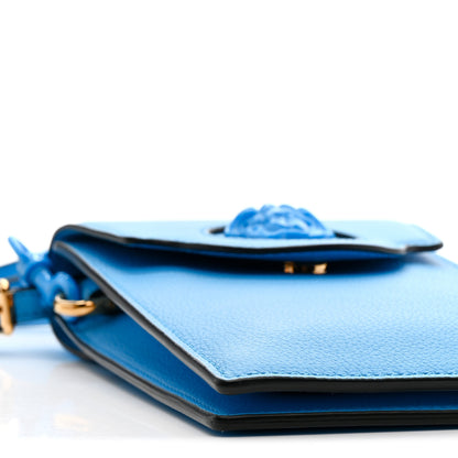 Versace Calfskin La Medusa Chain Crossbody Phone Pouch DV Blue 9 of 10