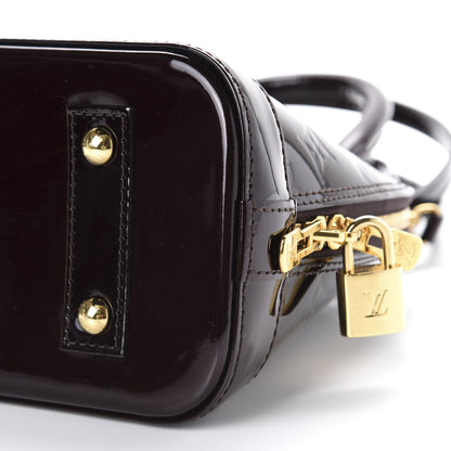Louis Vuitton Vernis Alma BB Amarante 7 of 9