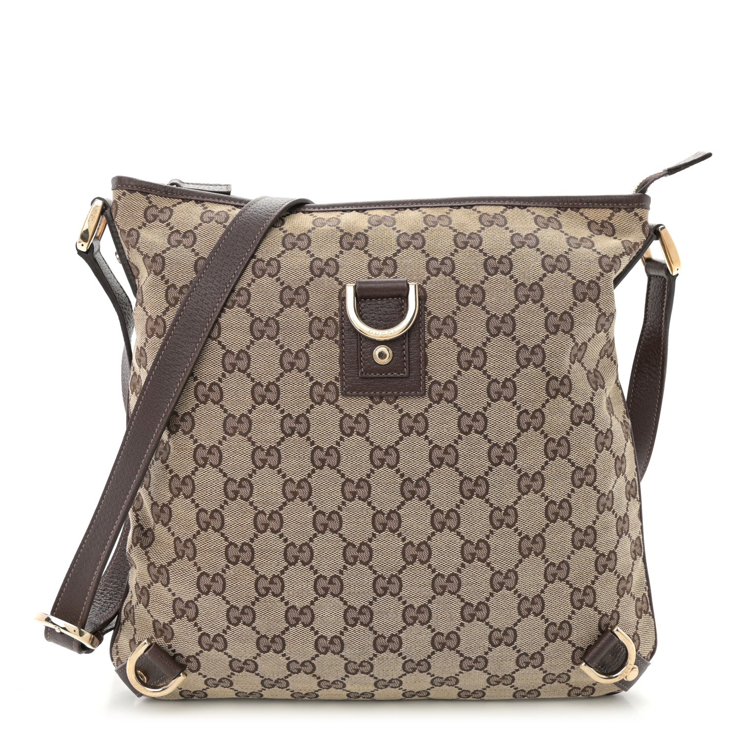 Gucci Monogram Abbey Messenger Bag Dark Brown 1 of 10