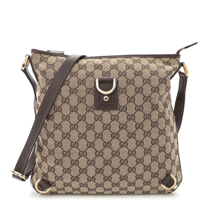 Gucci Monogram Abbey Messenger Bag Dark Brown 1 of 10