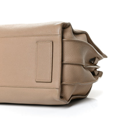 Saint Laurent Grained Calfskin Small Supple Sac De Jour Dark Beige 13 of 13