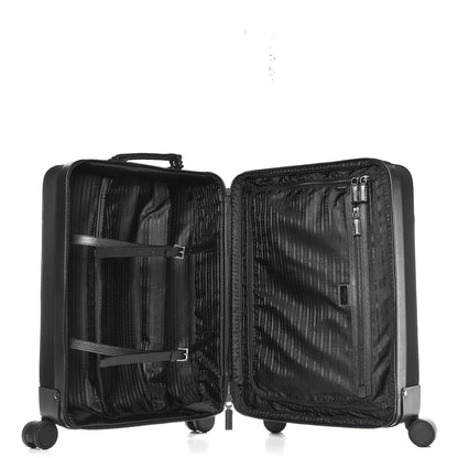 Prada Tessuto Nylon Saffiano Trolley Luggage Black 5 of 10