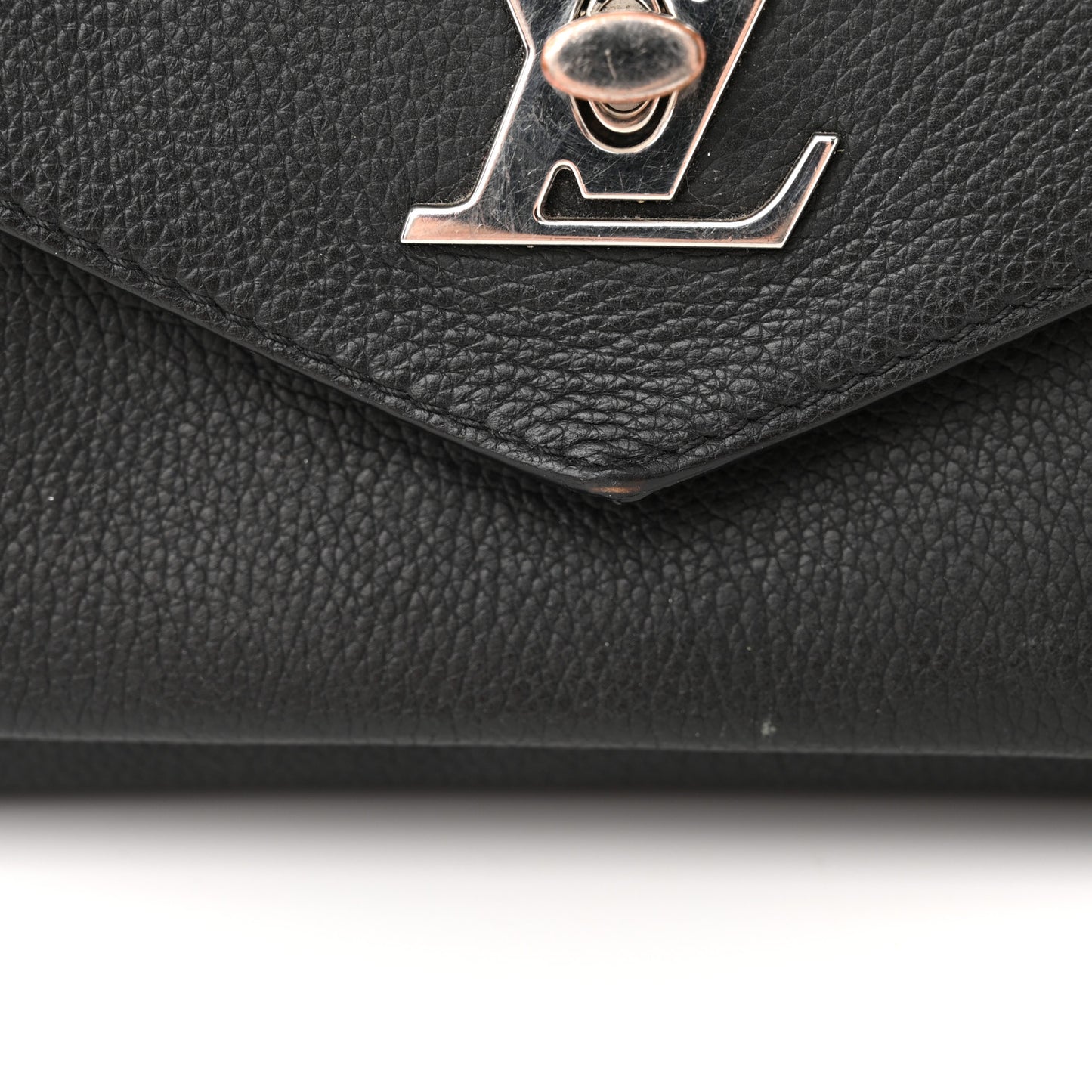 Soft Calfskin Mylockme Chain Bag BB Black