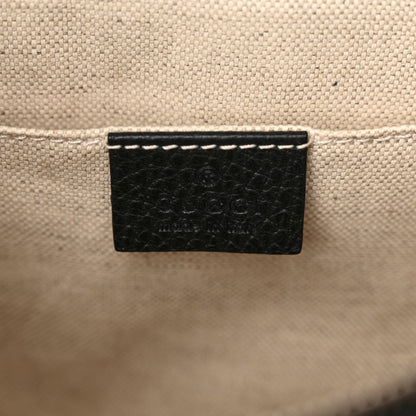 Gucci Dollar Calfskin Crystal Web Medium Dionysus Bamboo Top Handle Bag Black Black Diamond 6 of 10