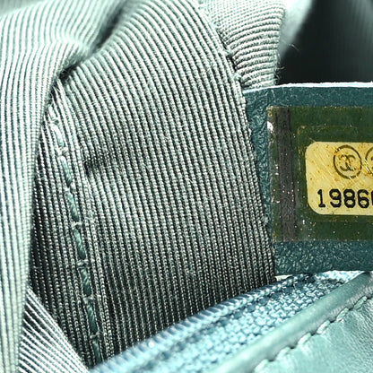 Chanel Lambskin Quilted New Medium Boy Flap Green 8 of 10