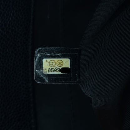 Chanel Caviar Quilted Grand Shopping Tote GST Black 7 of 9