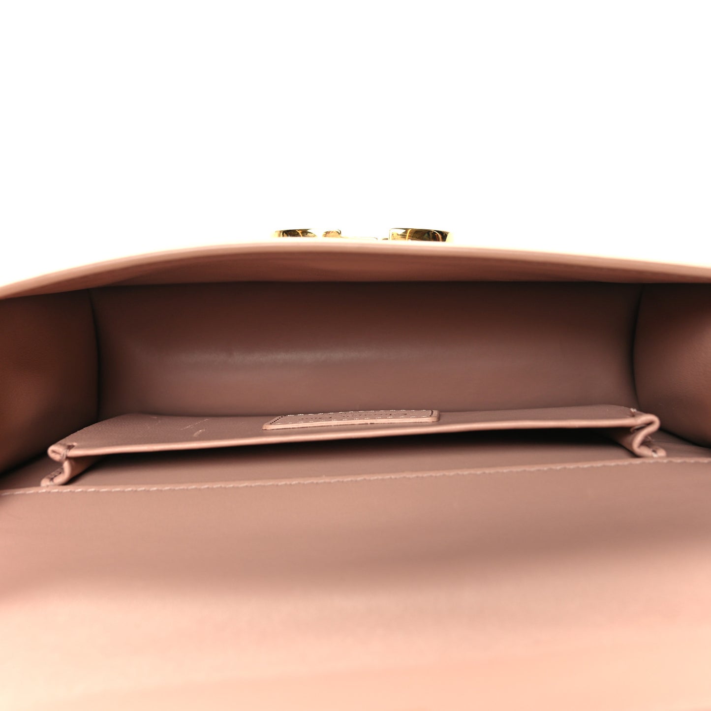 Calfskin 30 Montaigne East West Chain Flap Bag Hazelnut